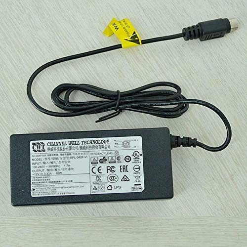 Adaptador de Energia visiPower KPL-040F-VI 12V 3.33A 40W: Potência Confiável para seu Sistema de Câmeras CCTV
