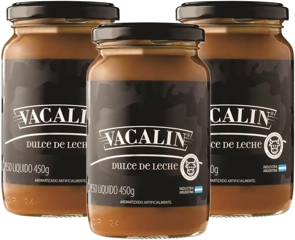 Doce de Leite Argentino Vacalin 450g (3 x 450g)
