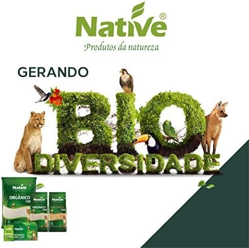 Native Açúcar Demerara Orgânico 50 Sachês De 5G