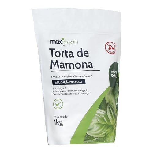 Maxgreen Torta de Mamona 500g - Adubo - Pouch