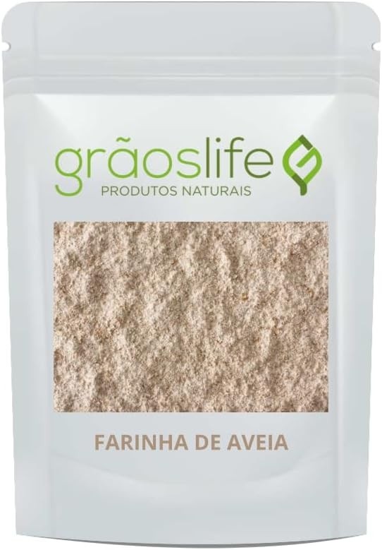 Farinha de Aveia 500gr - Grãos Life