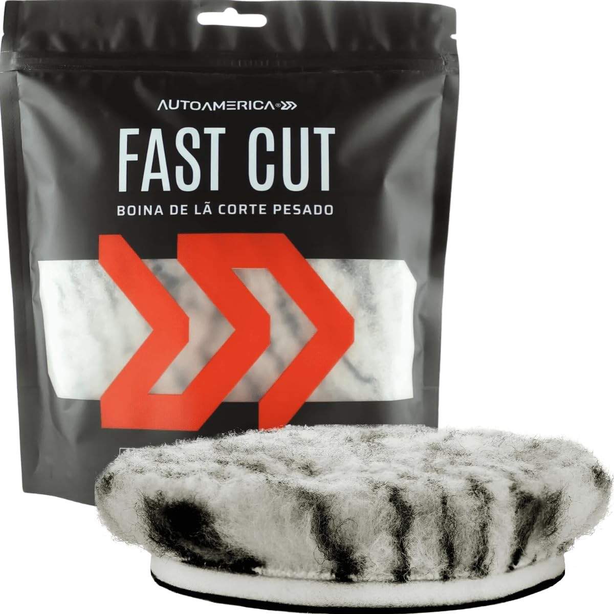 Boina de Lã Fast Cut 5,5" Autoamerica - Alta Performance para Corte Pesado