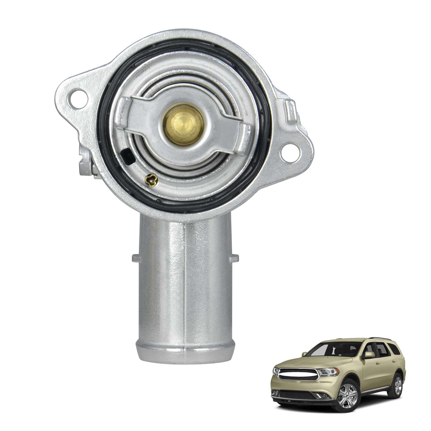 Carcaça de Termostato de Alumínio Atualizada 902-852 para Dodge Durango, Jeep Grand Cherokee e Wrangler 3.6L