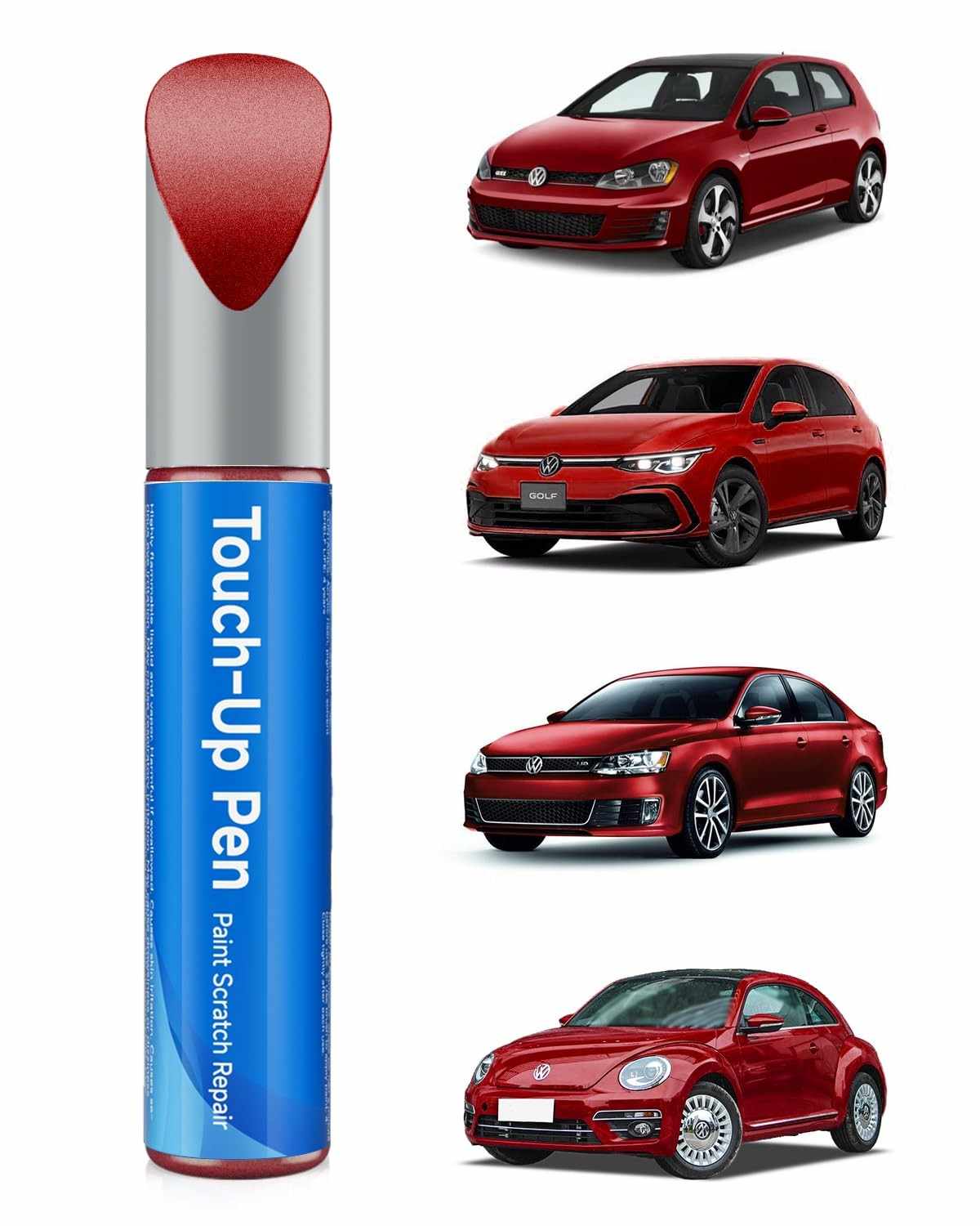 Tinta de Retoque Vermelha Tornado LY3D/G2 - Compatível com Volkswagen - Reparo de Arranhões Fácil e Profissional