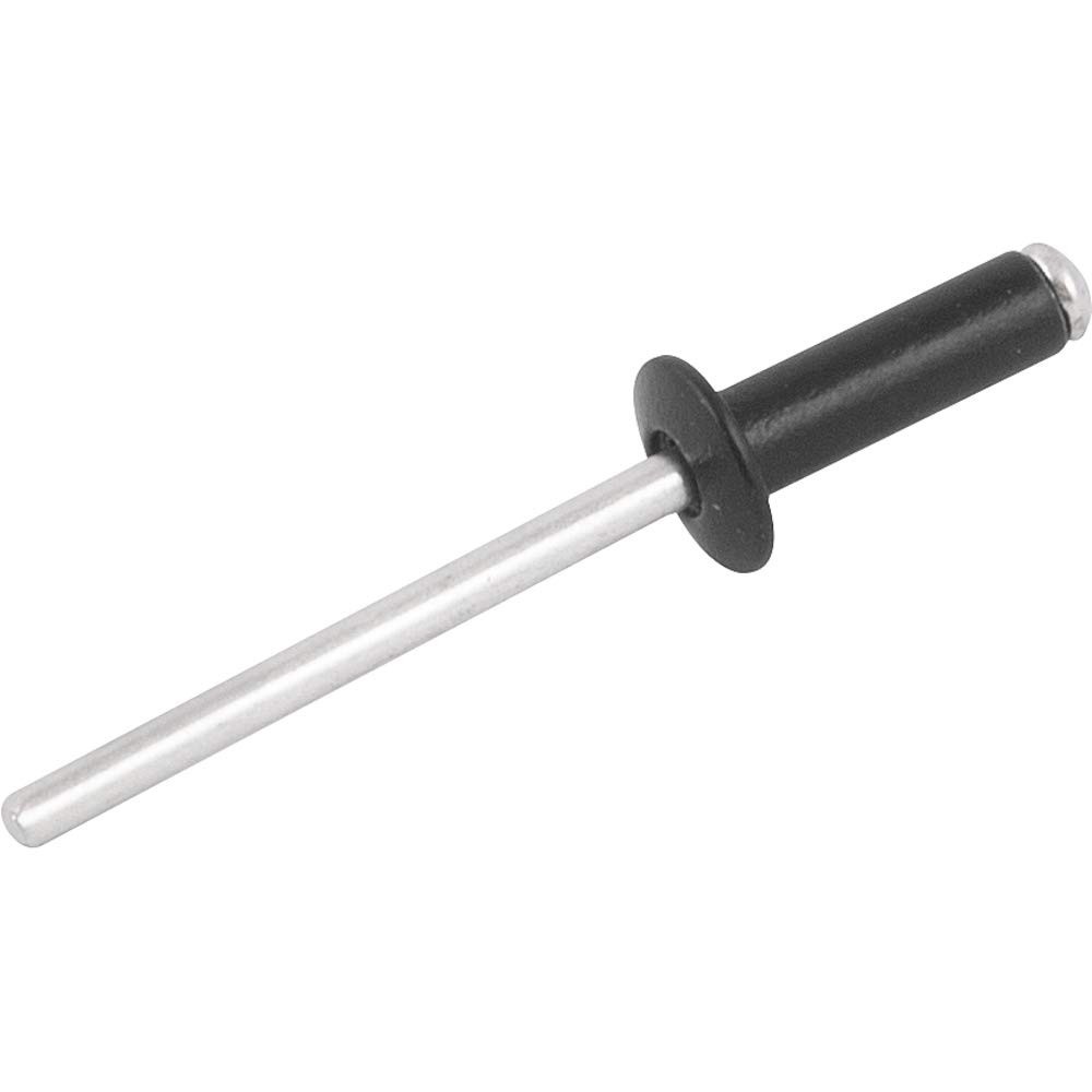 Rebite de Repuxo Nove54 4mm x 16mm Preto - Pacote com 50 Peças | Fixação Segura e Durável