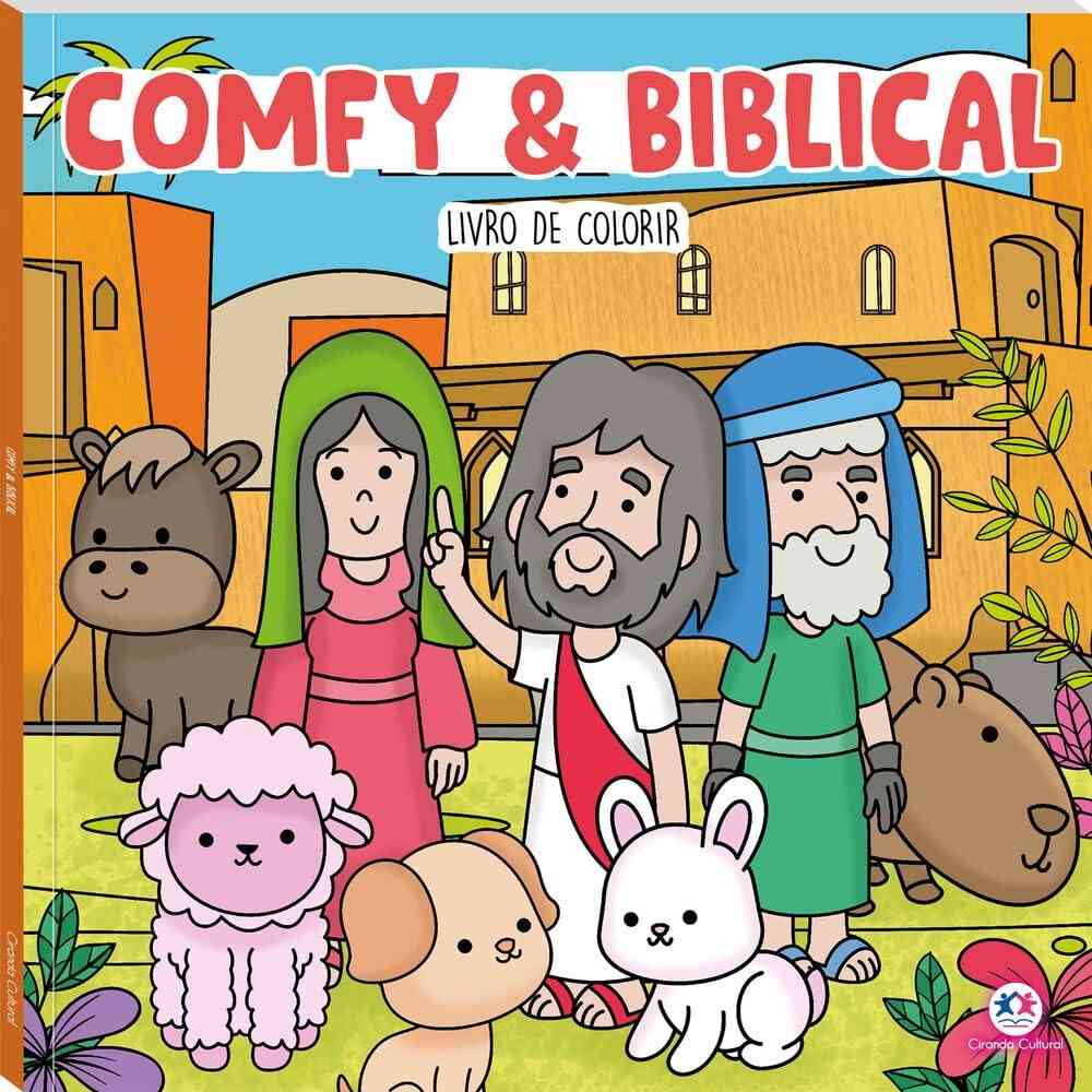Livro de Colorir Bíblico: Paz, Reflexão e Conexão com Deus