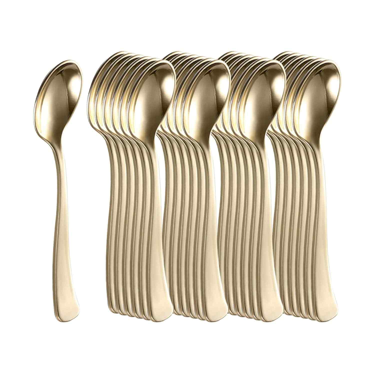 Conjunto de 25 Peças de Utensílios Descartáveis Minimalistas em Plástico – Ideal para Festas, Churrascos e Eventos