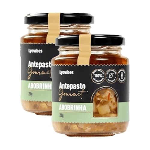 Kit 2X: Antepasto de Abobrinha Gourmet Lyovibes 200g