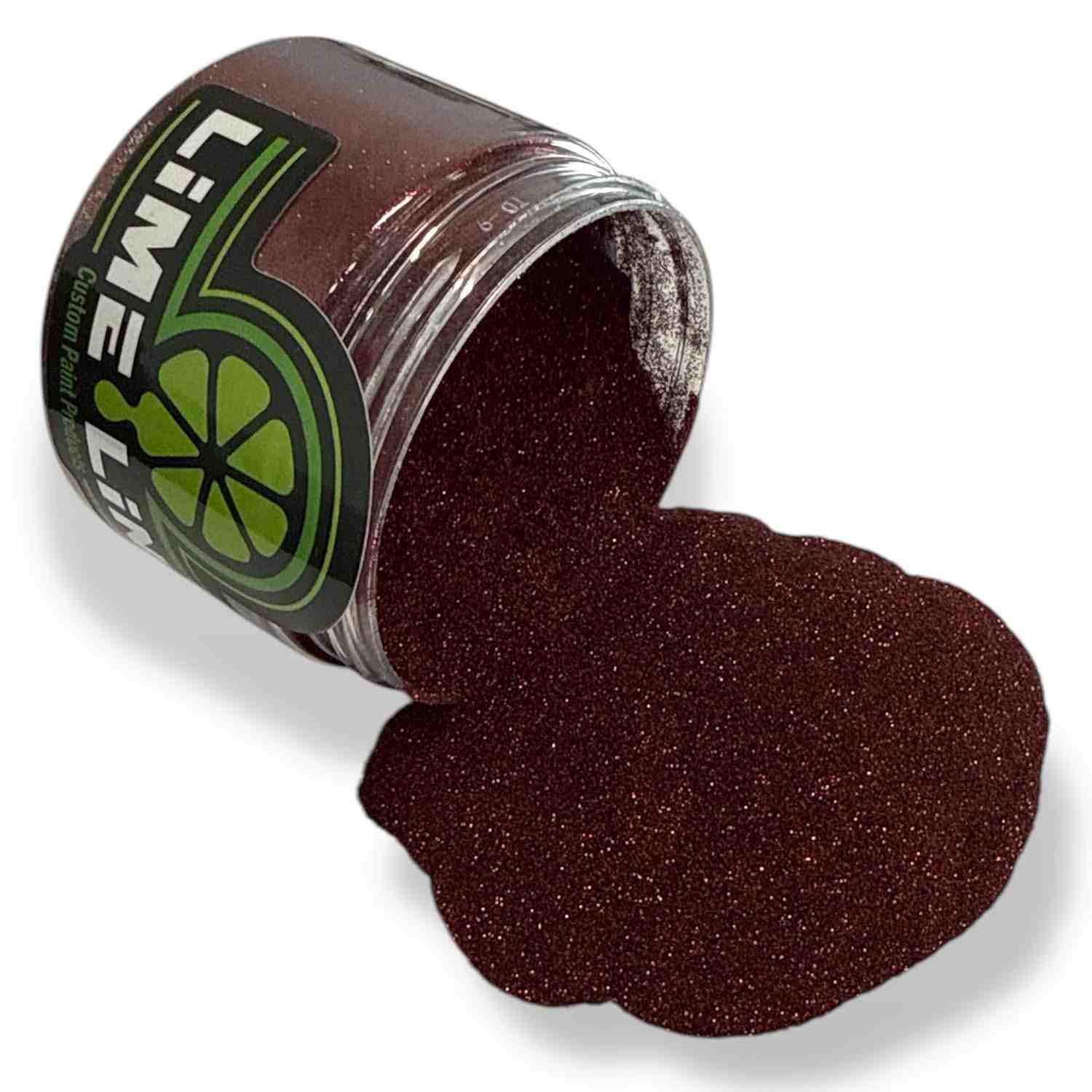 LiME LiNE Aditivo de Tinta com Flocos Metálicos Brilhantes - Glitter Resistente a Solventes para Pintura Automotiva Personalizada