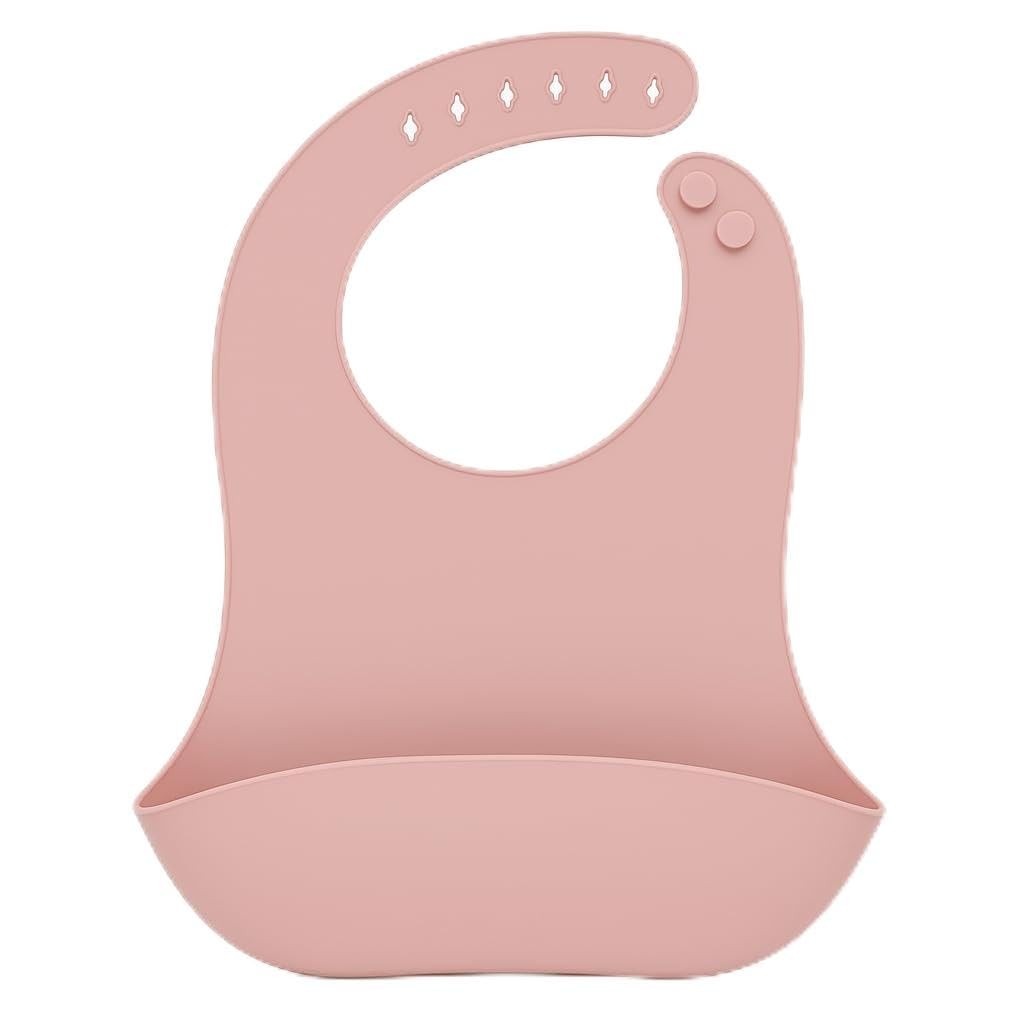 Babador Infantil de Silicone Ajustável - Coletor de Migalhas