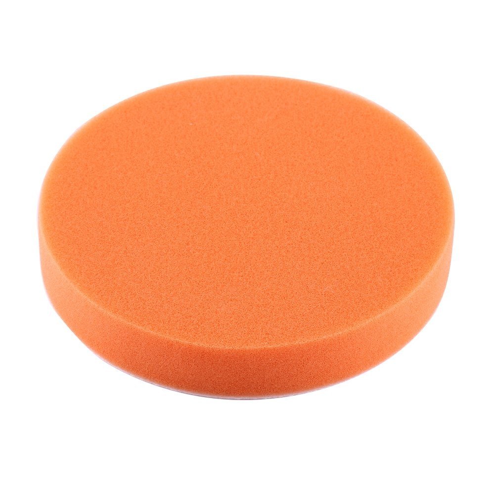 Generic Almofadas de Polimento de Esponja de Amortecedor de Carro, Acabamento Fino 6 "Almofadas de Polimento Laranja, Kit de 10 Peças para Enceramento e de Carro