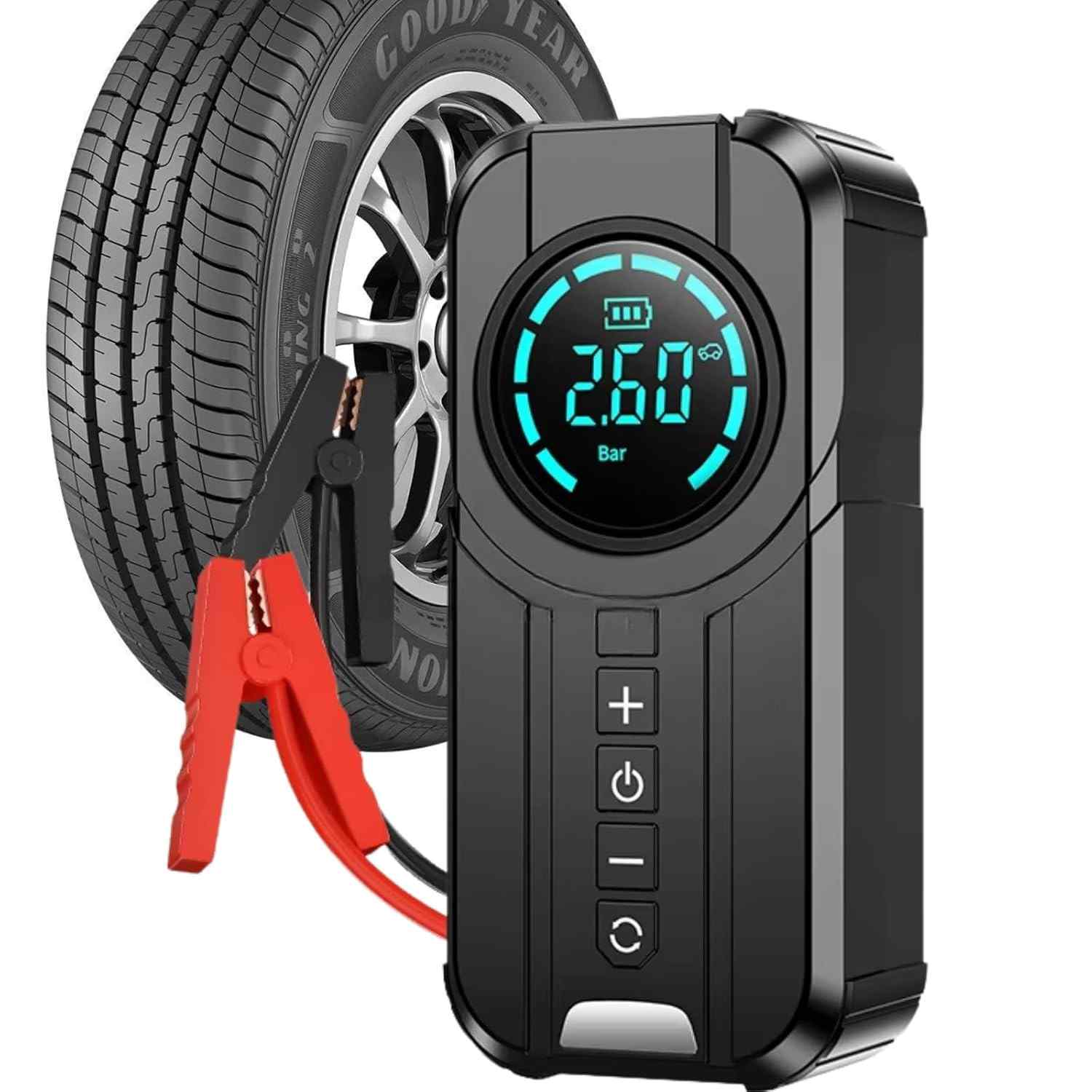 de-ar-12v-partida-recarregavel-auxiliar-veicular-com-compressor-a-e-pratiarejo-praticidade-emergencia-a