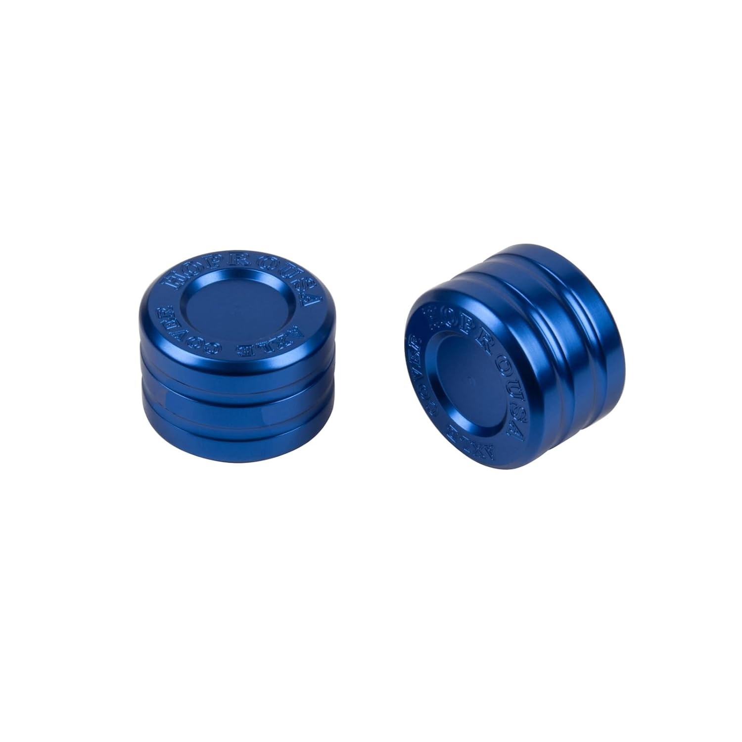 Tampas de Porca de Eixo Traseiro Azul Anodizado para Harley Softail 2018+ (Fatboy, Breakout, Street Bob)