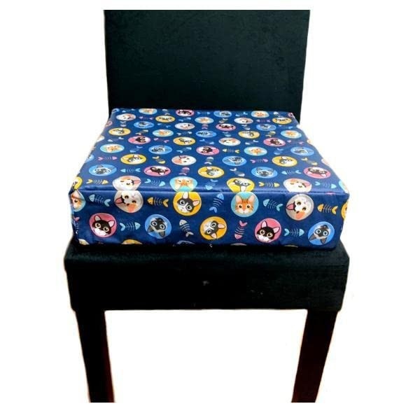 Almofada de Elevação para Cadeira Infantil com Estampa de Gatinho - Kippy Baby