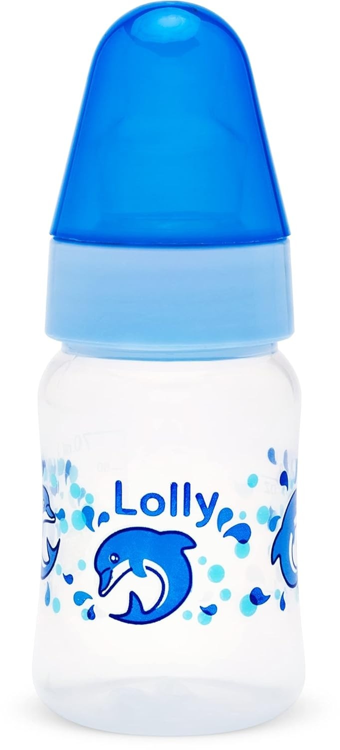 Lolly Mam Oceano 70ml - Bico de Silicone Azul Seguro e Resistente