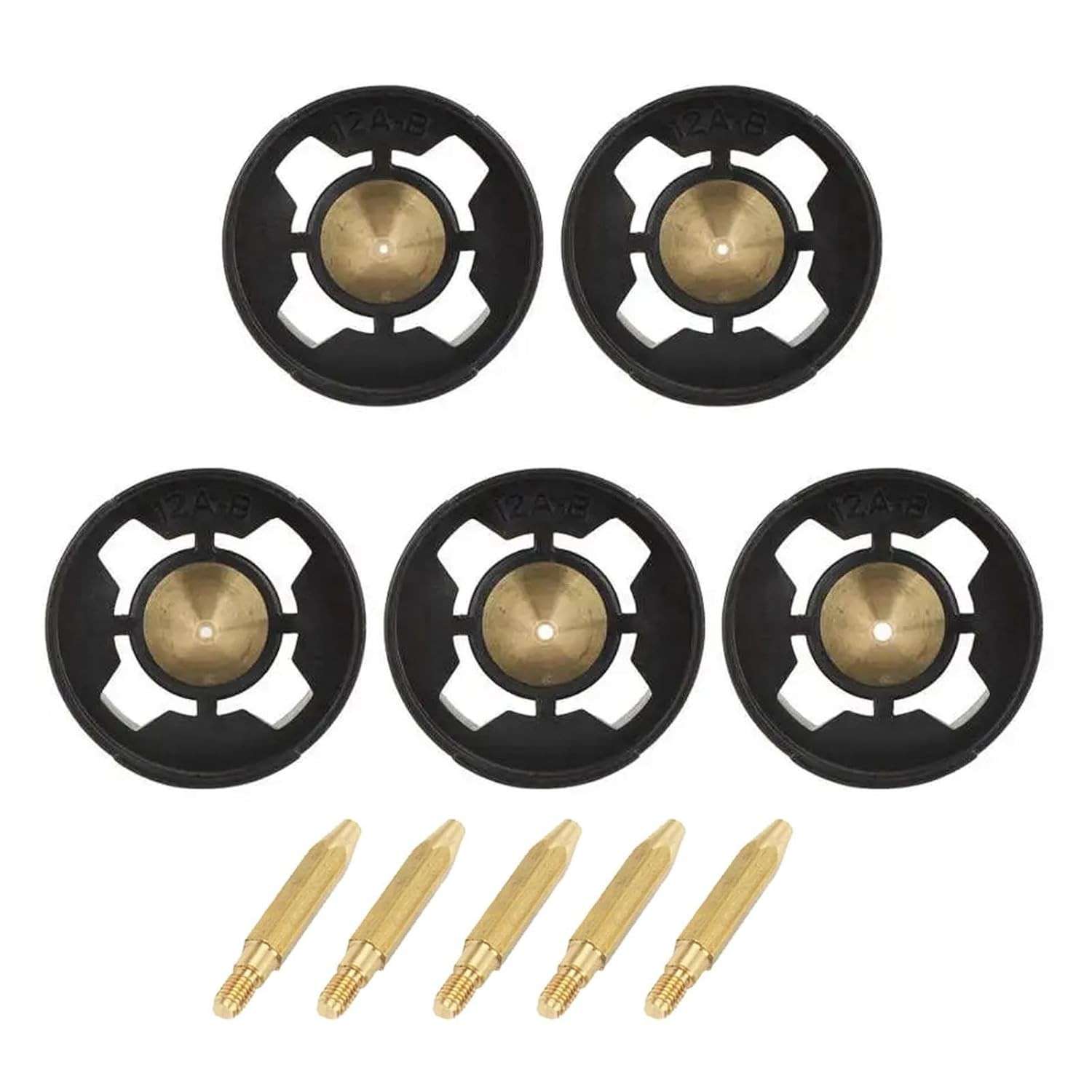 Bocais Pulverizadores de Tinta 5x - 1.0mm a 2.5mm para Pintura Profissional