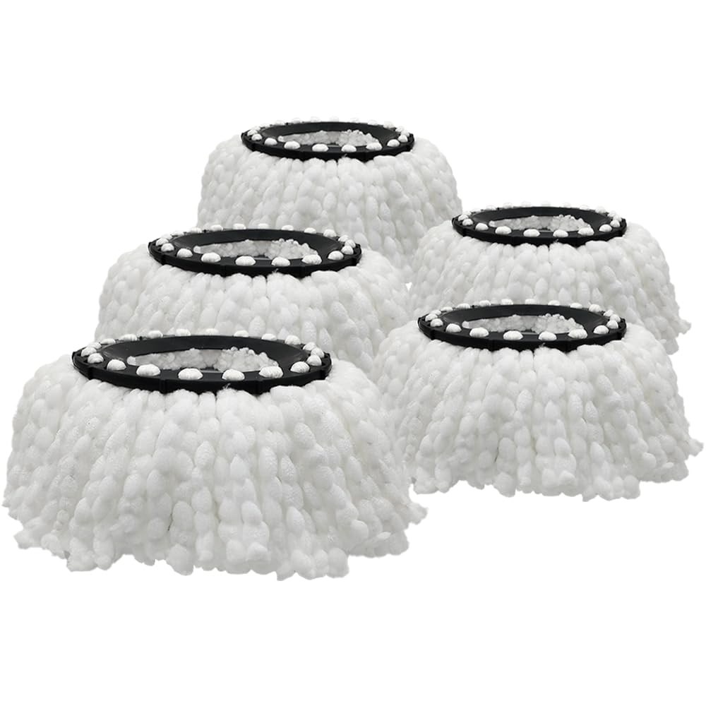 Kit 5 Refis de Microfibra Compatível com MOP Bettanin Brilhus Plus 16cm - Limpeza Profunda e Duradoura