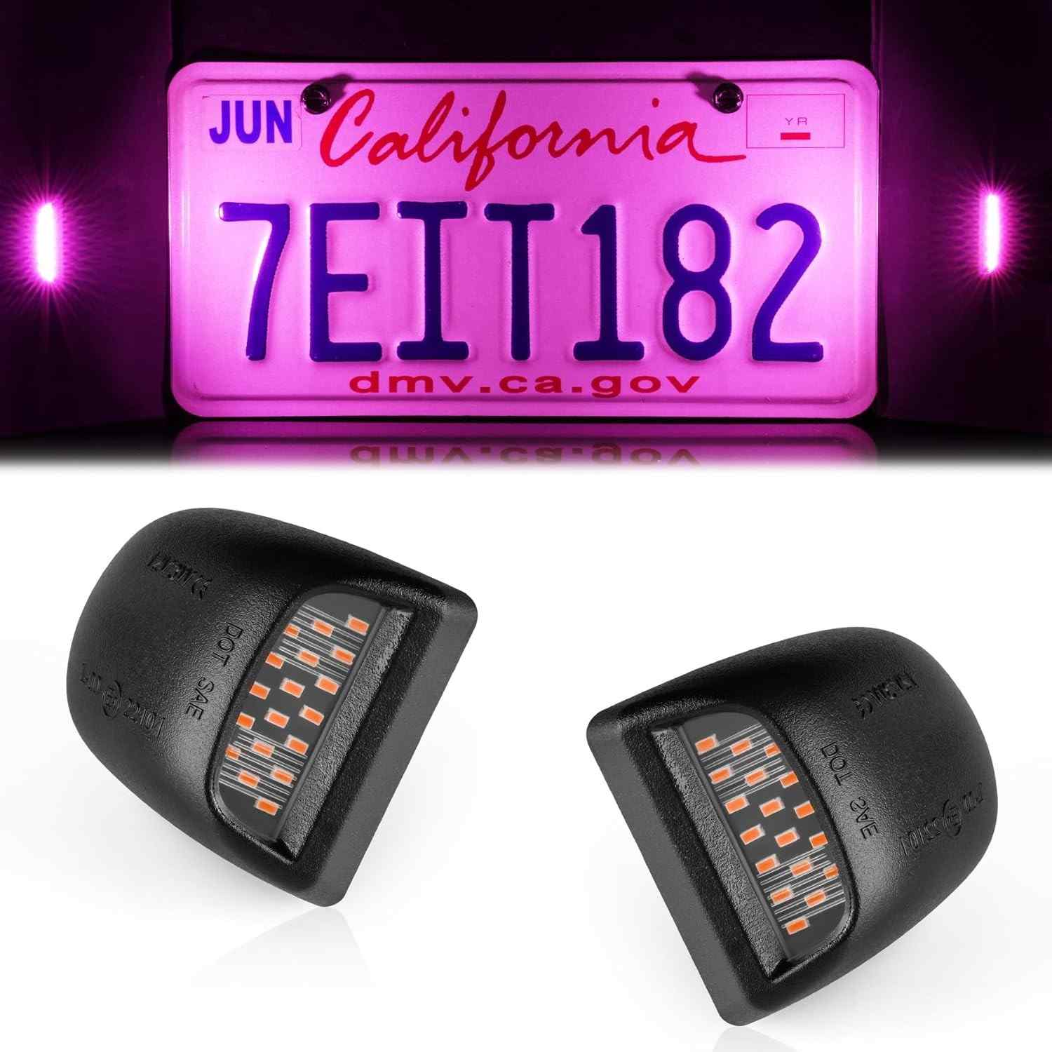 Luz de Placa LED LivTee: Upgrade Premium para Chevrolet, GMC e Cadillac (1999-2013)