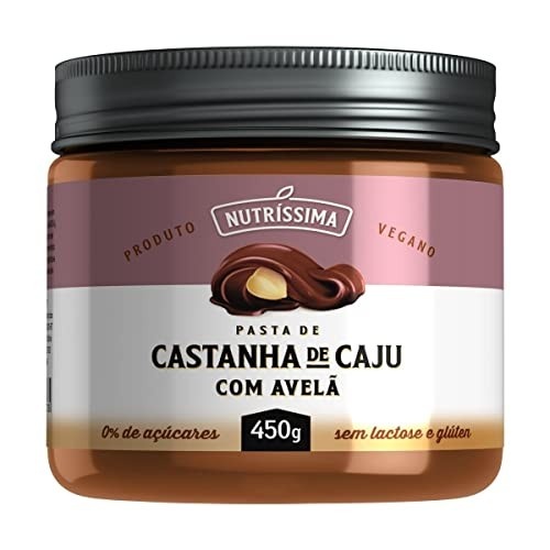 nutrissima Creme De Castanha De Caju Com Avelã - 450G - Nutrissima Nutrissima