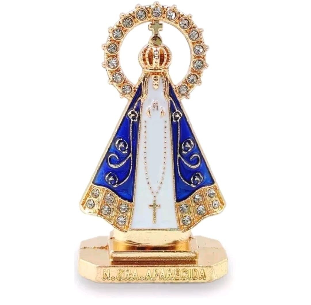 Nossa Senhora Aparecida de Carro - Enfeite Sagrado para Painel com Design Elegante
