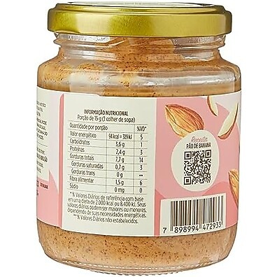 Pasta de Amêndoas Castanharia: Puro Sabor Natural 210g