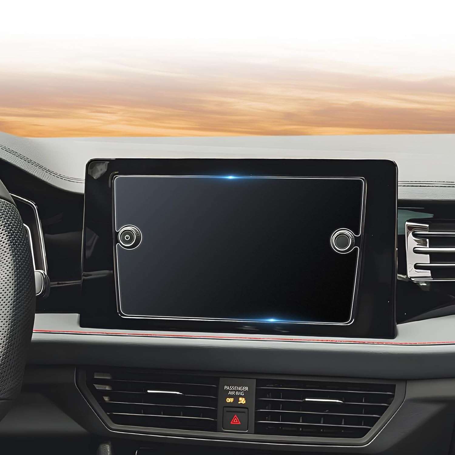 Protetor de Tela Fosco CDEFG para VW Taos 2025 (8") - Antirreflexo e Antiarremesso