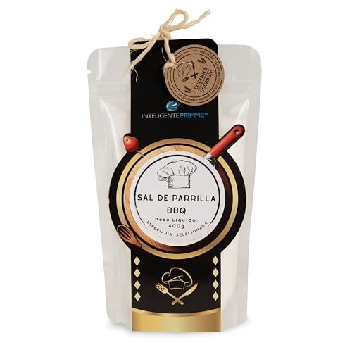 Inteligente Primme Sal de Parrilla BBQ, Tempero para Churrasco, 400g