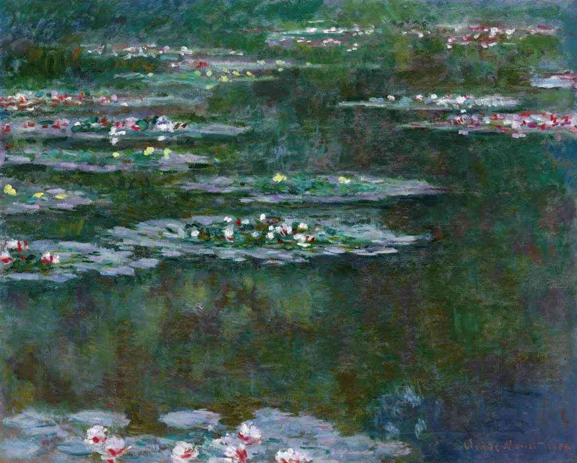 Ninféias (1904) de Claude Monet - Tela Canvas 60x75cm | Obra de Arte Original para Decoração