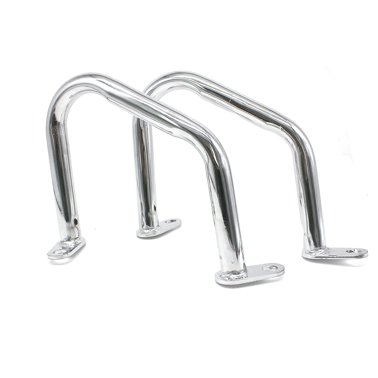Protetor de Para-choque e Barra de Colisão Premium para Triumph Bonneville T100/T120, Thruxton 1200 R, Bobber e Street Cup (Prata)