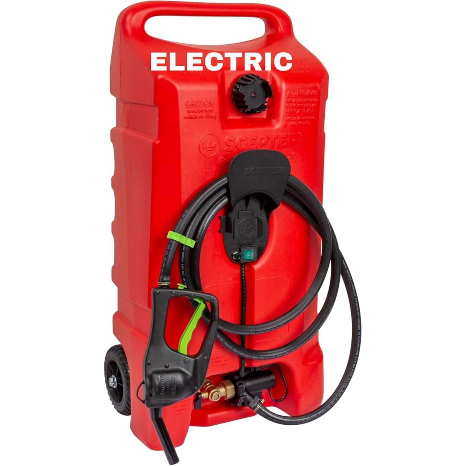 Scepter Flo 'N Go 53L: Estação de Abastecimento Portátil com Bomba Fill-Rite para Uso Agrícola e Marítimo
