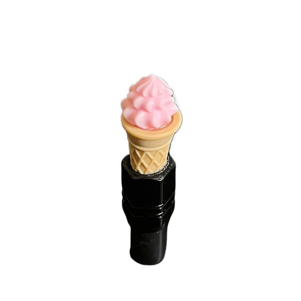 Tampas de Válvula de Bicicleta Divertidas: Cone de Sorvete - Proteção e Estilo para Sua Bike!