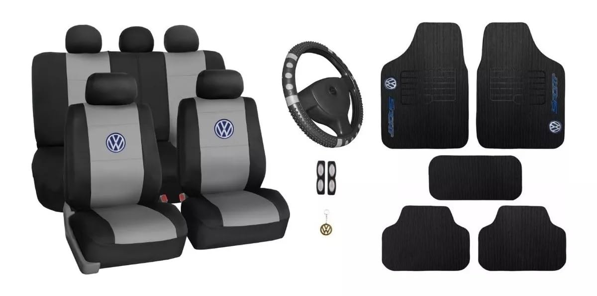 Kit Completo: Capas de Banco em Couro + Tapetes Personalizados para Gol (1997-2002)