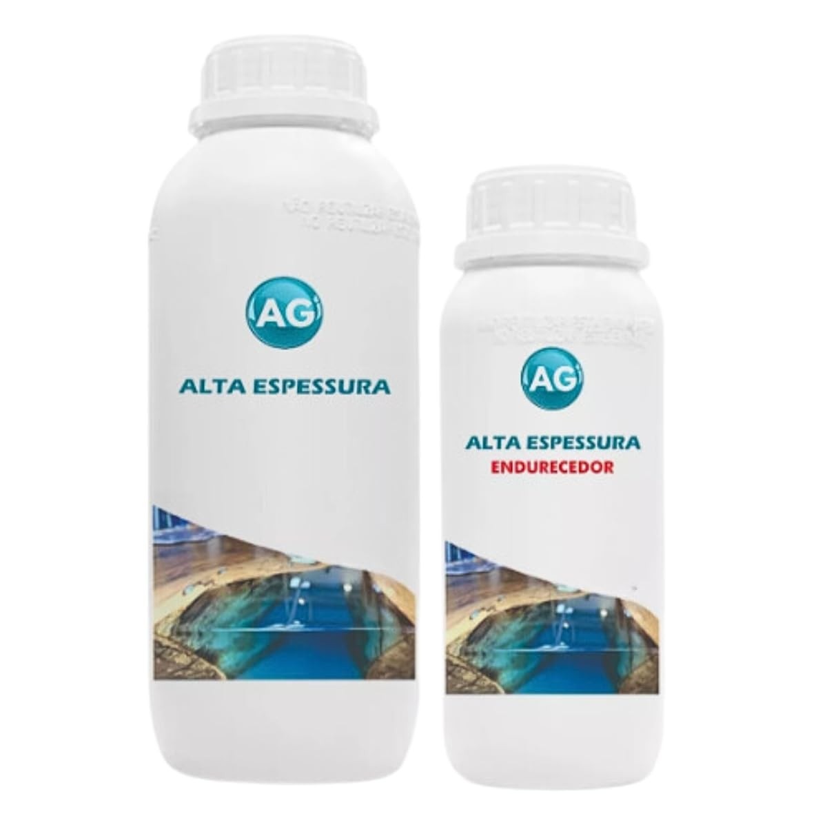 Resina Epóxi de Alta Espessura 1kg - Ideal para Projetos Criativos e Profissionais