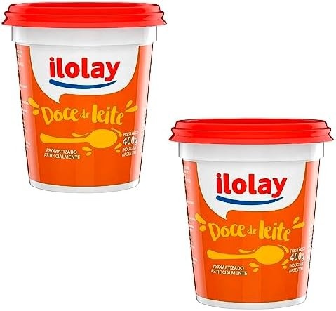 2 Pote De Doce De Leite Argentino Ilolay 400g Original