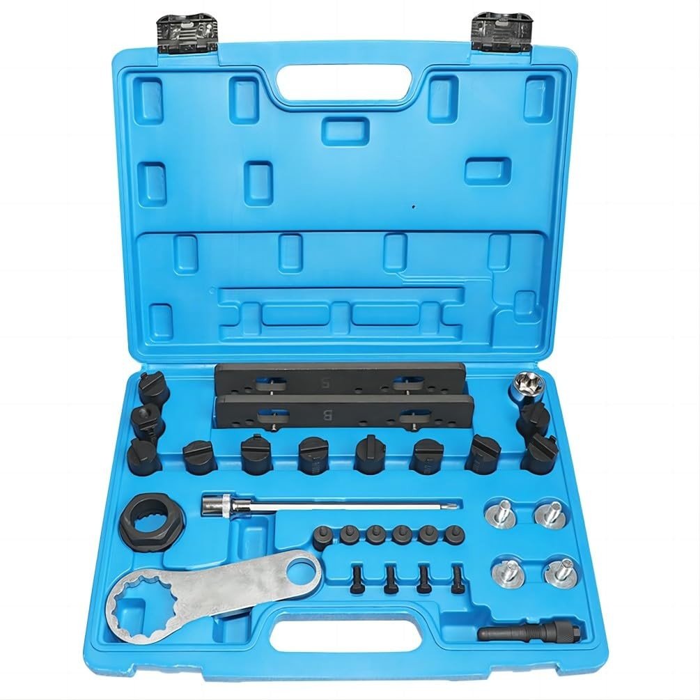 Kit de ferramentas de sincronização de eixo de cames EA839 compatível com substituição de trava de came VW para Porsche 2.9 3.0 TFSi T40331 com soquete de remoção de montagem T40382 Suporte de