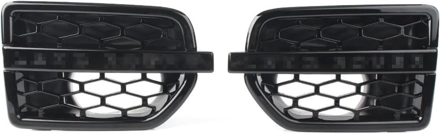 Grade de Entrada de Ar para Discovery 4 LR4 (2010-2016) - 2 Pçs Preto Brilhante ABS