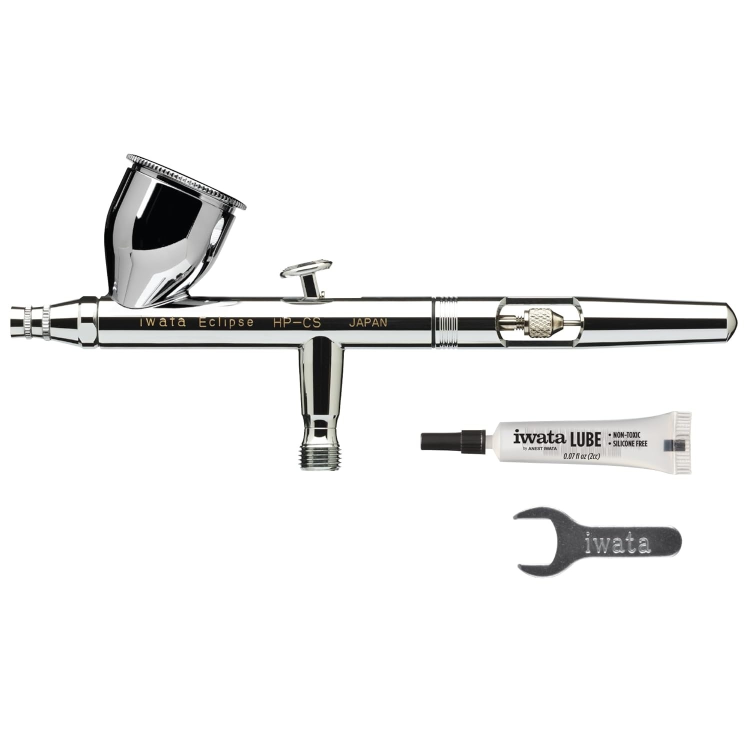 Iwata - Medea Eclipse HP CS Pistola de aerógrafo de dupla ação/alimentação por gravidade