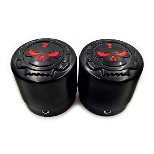 Capa de Porca de Eixo Dianteiro AfterMokit para Harley Davidson - Visual Caveira Exclusivo