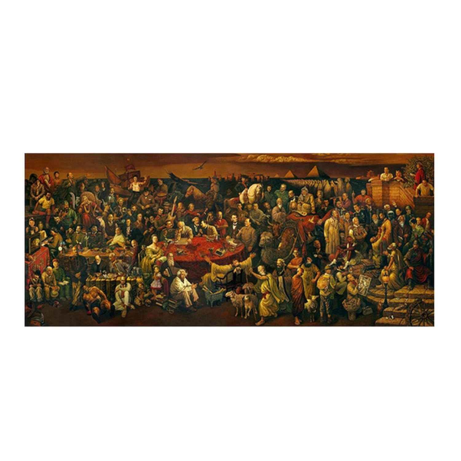 Pintura em Tela Réplica de Obra de Pablo Picasso - 70x140cm - Arte Moderna para Decoração de Parede
