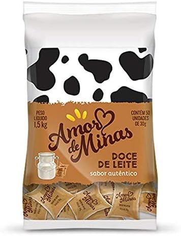 Doce de Leite Saquinho Amor de Minas 30g c/50 - Portão de Cambuí