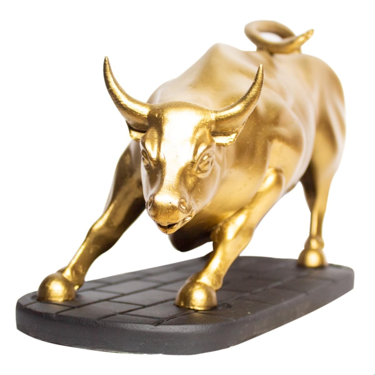 Estátua de Touro de Wall Street em Resina - Decoração de Escritório e Simbolo de Poder e Sucesso