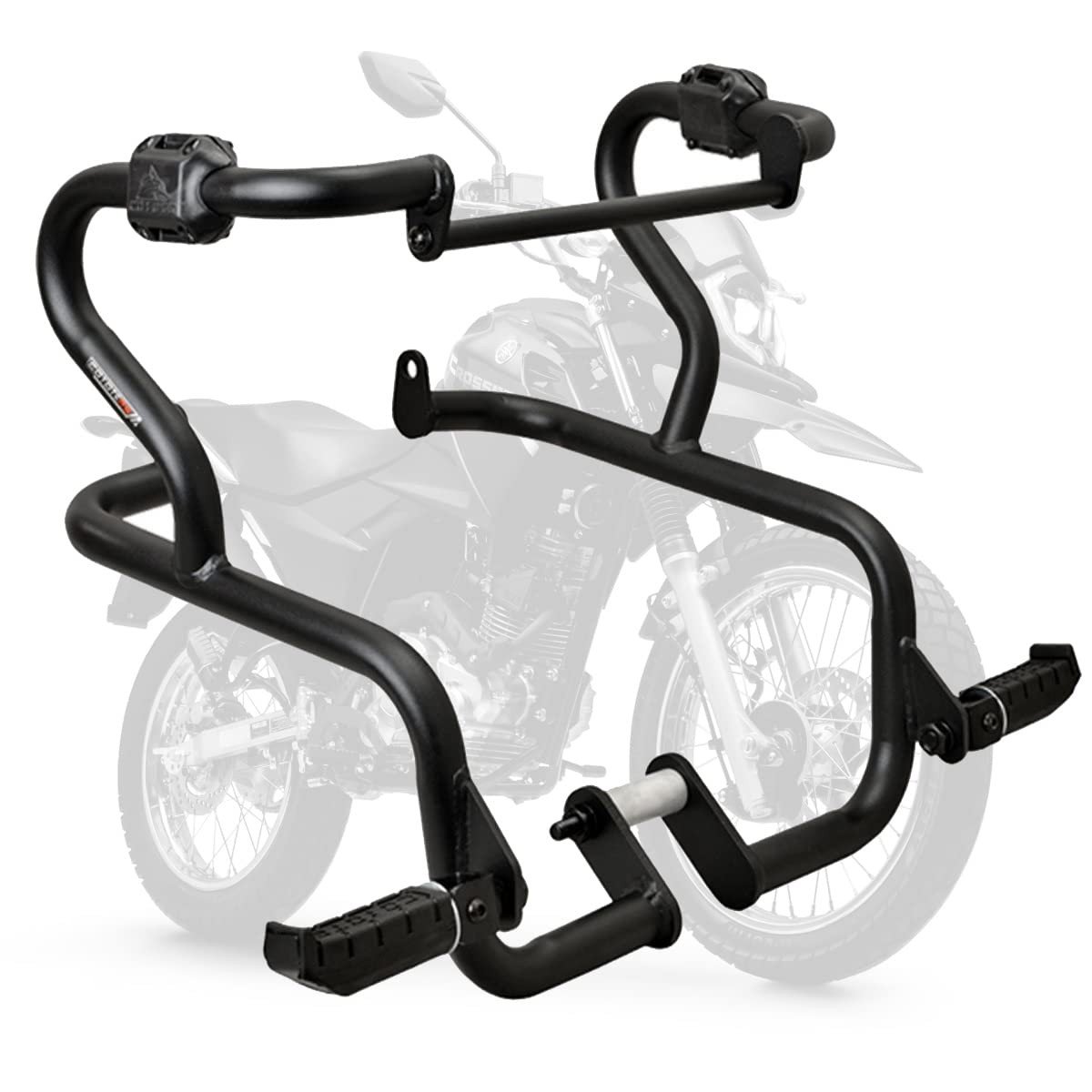 Protetor de Motor e Carenagem Coyote com Pedaleiras para Crosser XTZ 150: Segurança e Conforto Premium