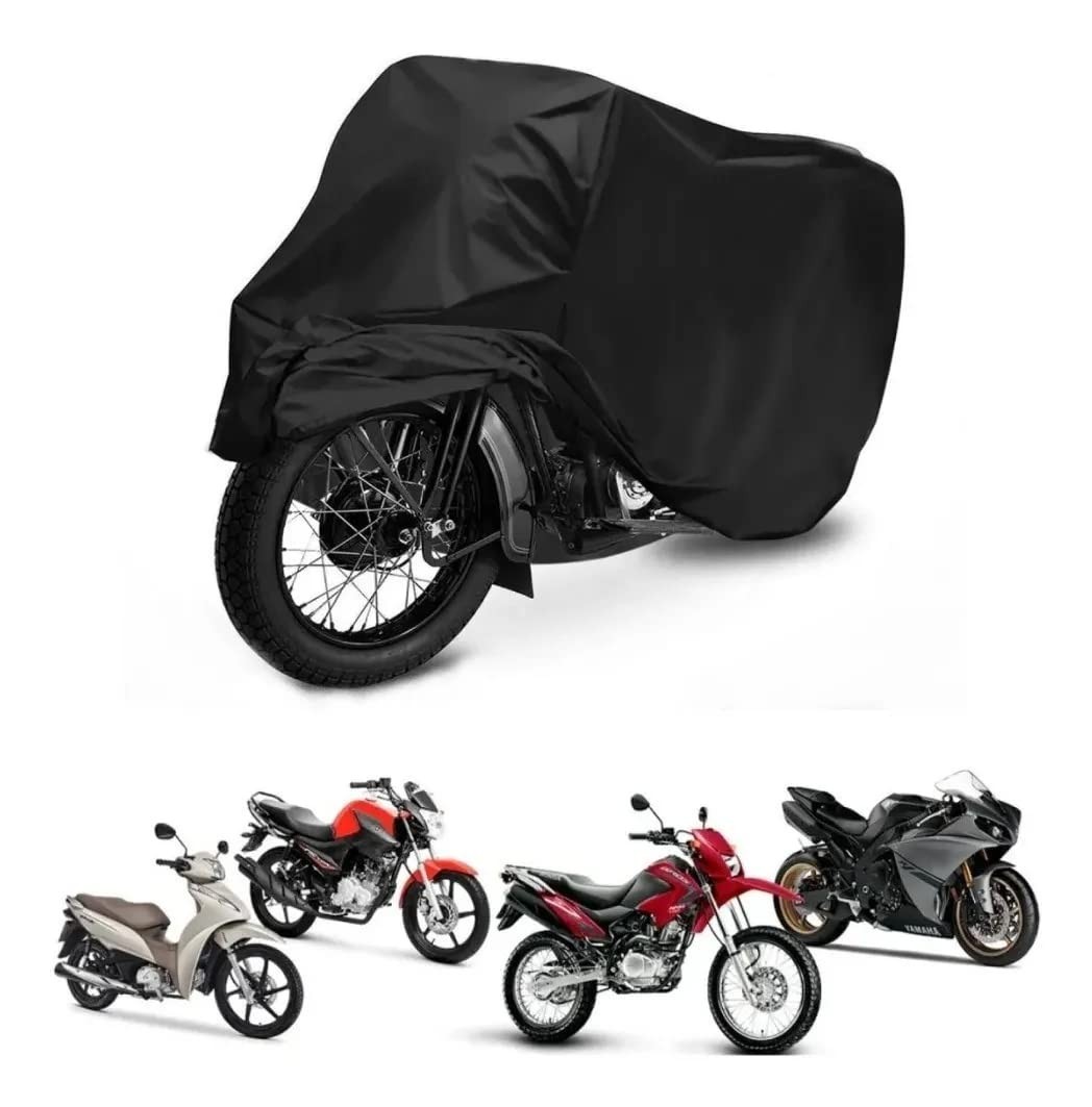 Capa de Moto Premium Impermeável e Forrada: Proteção Total contra Sol, Chuva e Raios UV