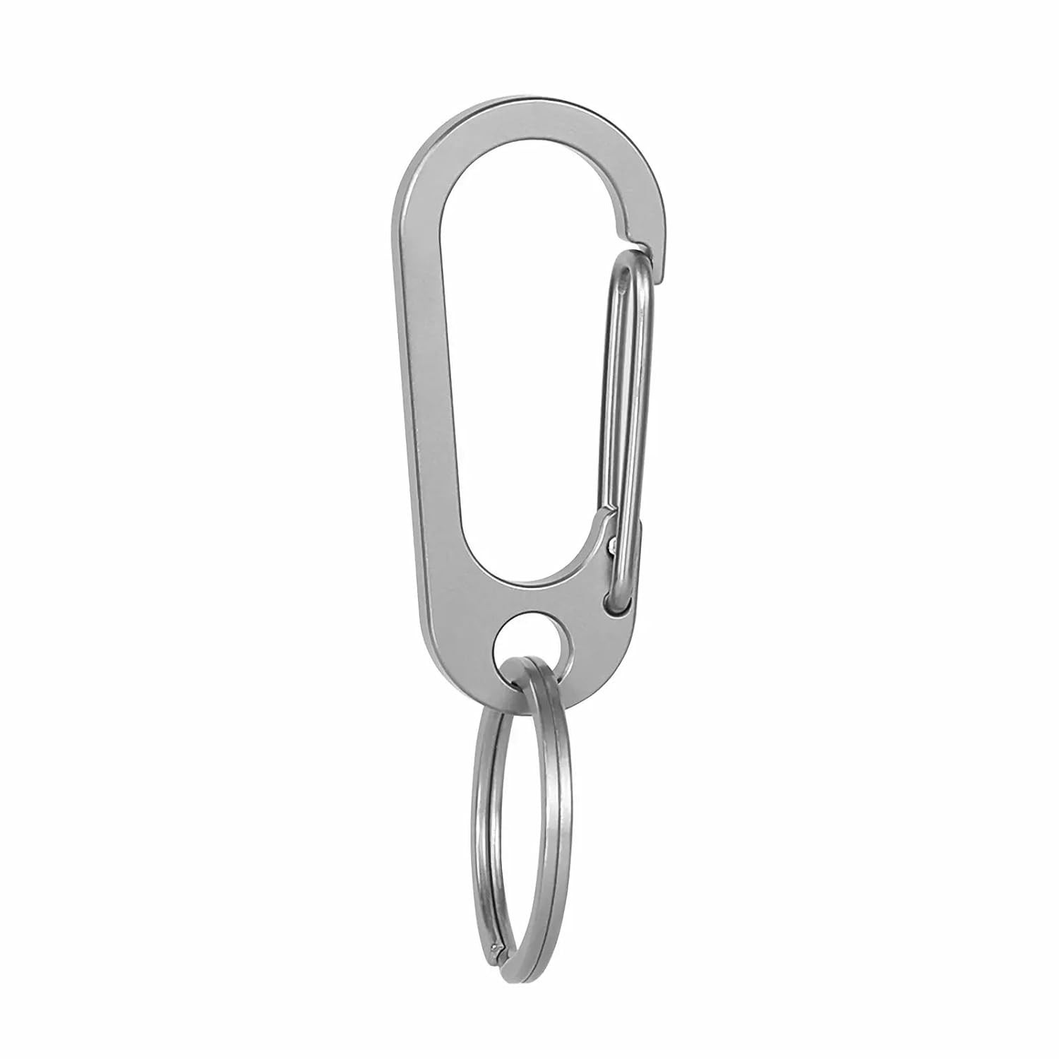 Chaveiro Mosquetão de Titânio Premium: Leveza, Durabilidade e Estilo EDC