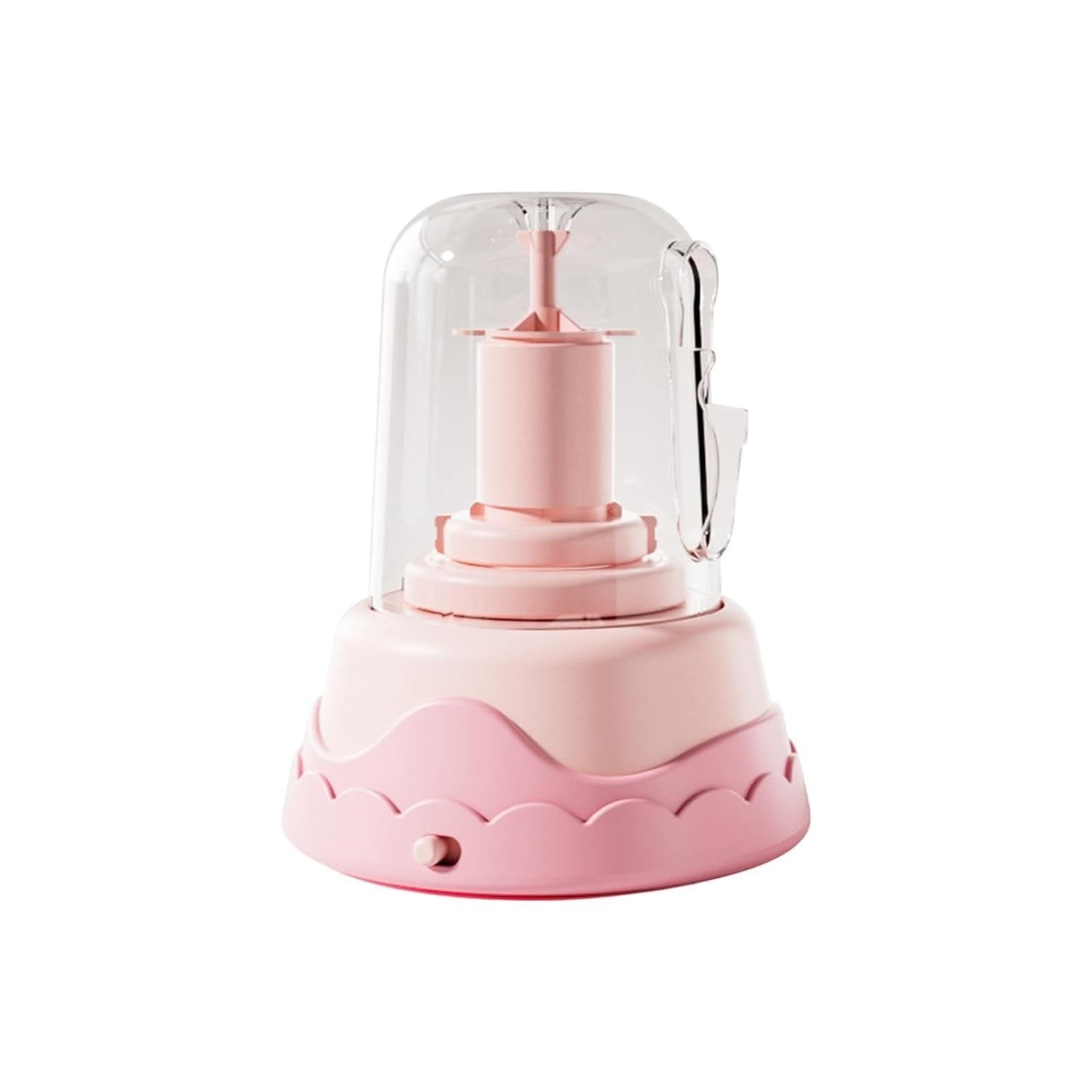 Roda de Cerâmica Elétrica para Crianças - Kit Completo de Artesanato com Design Rosa