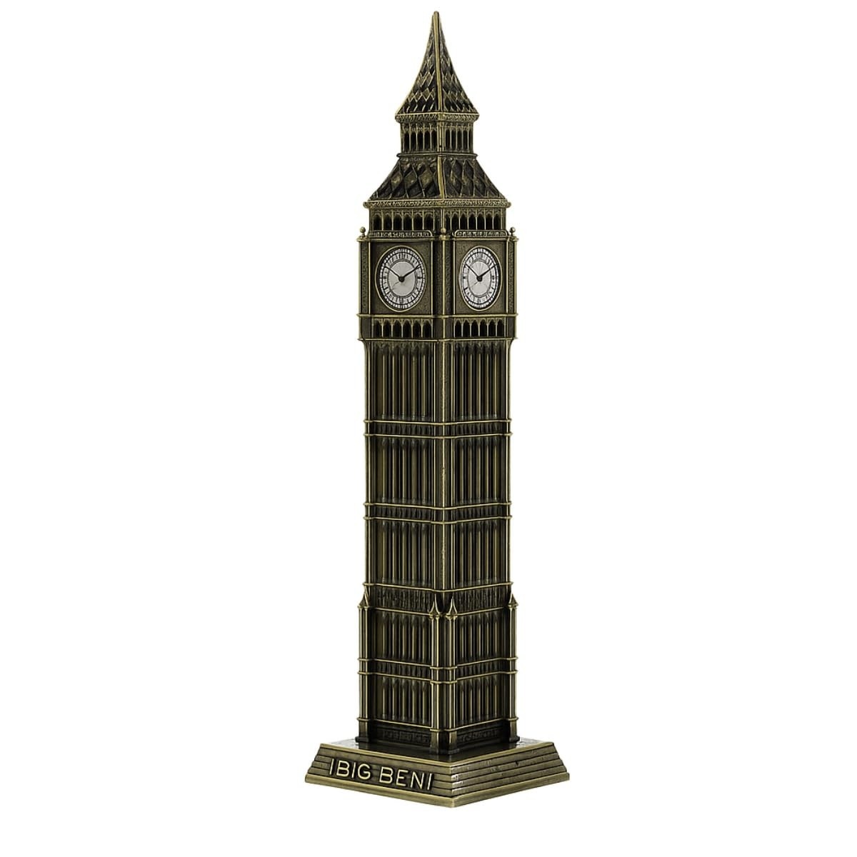 Miniaturas de Monumentos Famosos em Metal Envelhecido | Big Ben, Torre de Pisa e London Eye