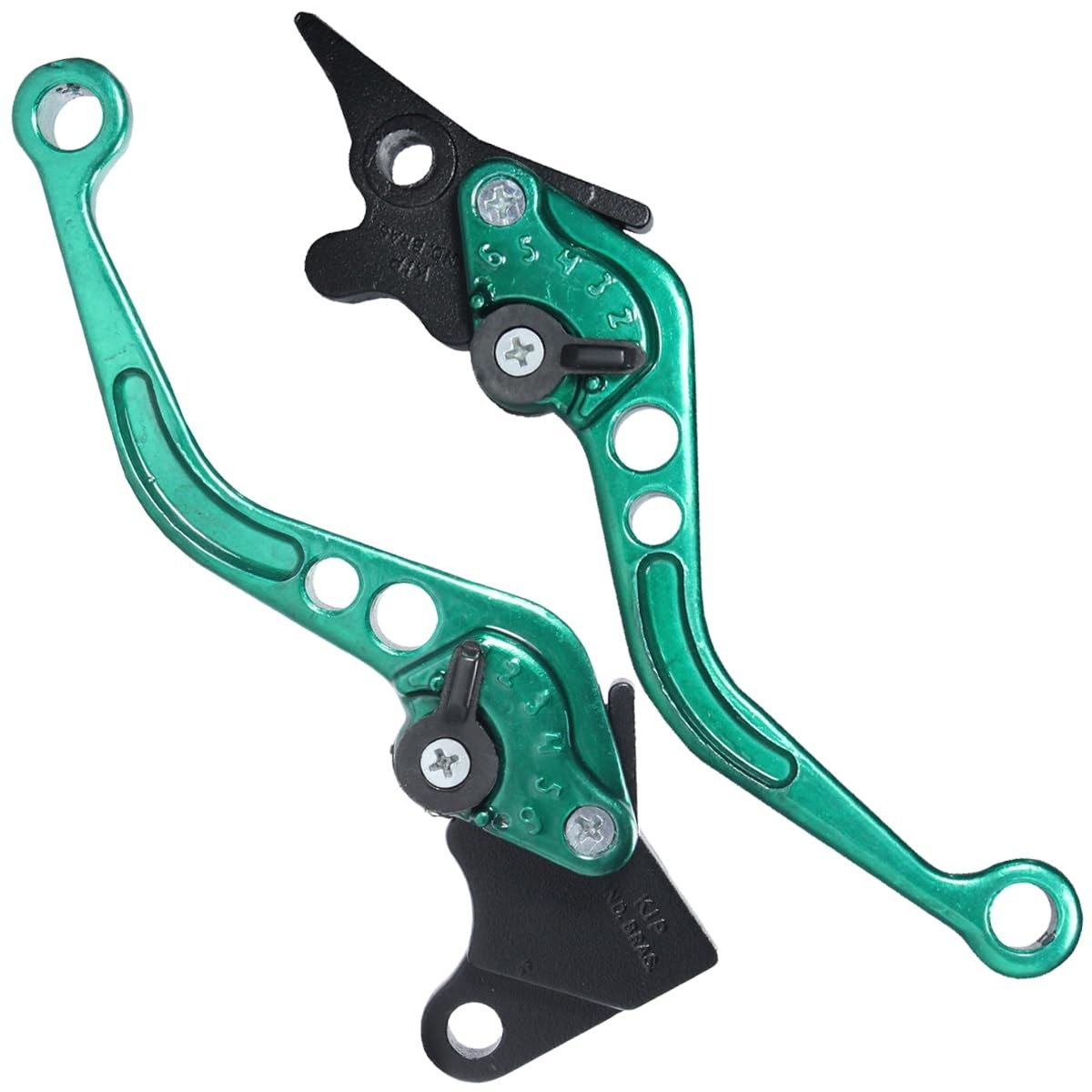 Manete de Freio e Embreagem Esportivo Regulável Verde para CB300, Twister e Strada