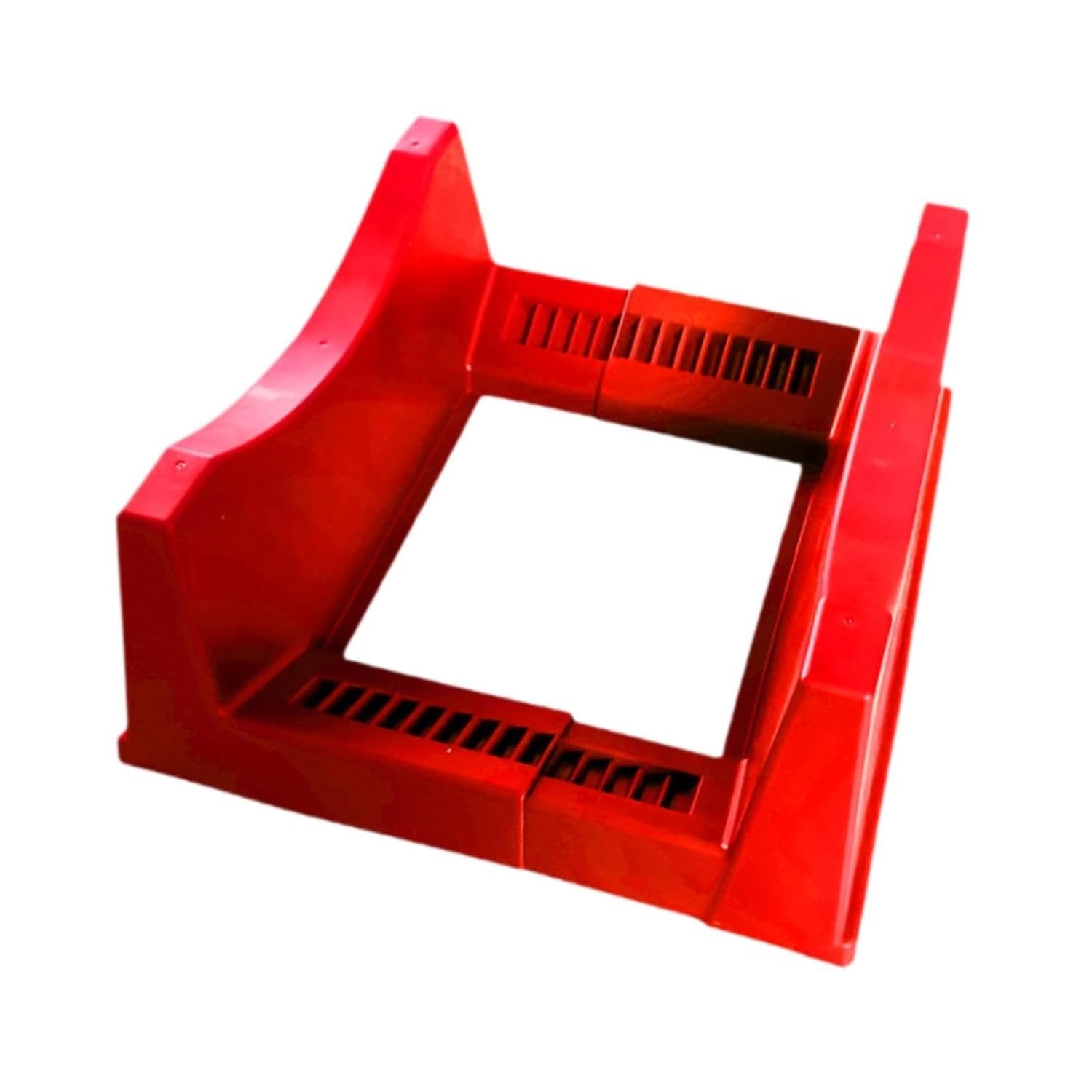 Suporte Exibidor de Pneus Vermelho: Otimize Espaço e Organize com Estilo!