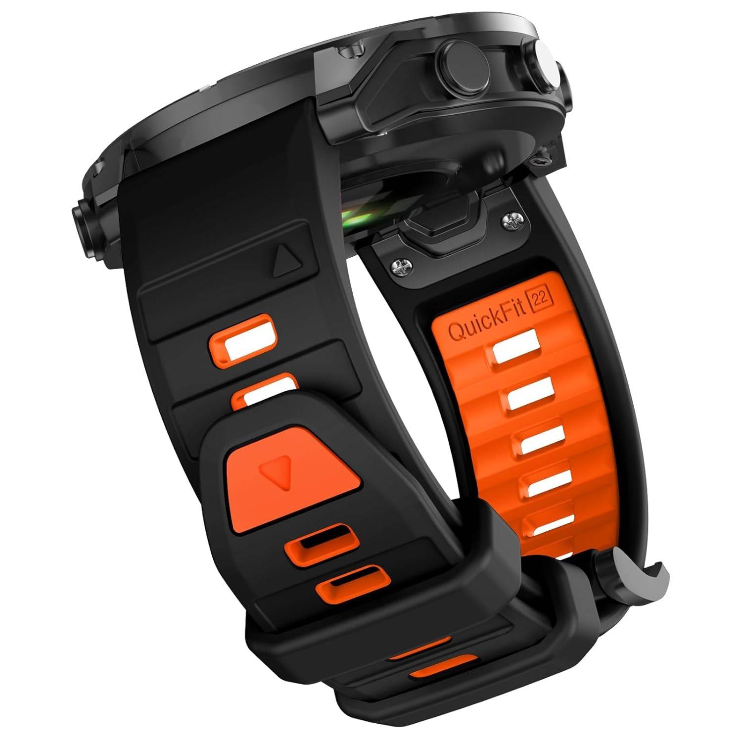 OVERSTEP Pulseiras de relógio compatíveis com Fenix 8 Solar/Amoled 47 mm 22 mm para smartwatch Garmin Fenix 5/Fenix 5 Plus/Fenix 6/Fenix 6 Pro/Fenix 7