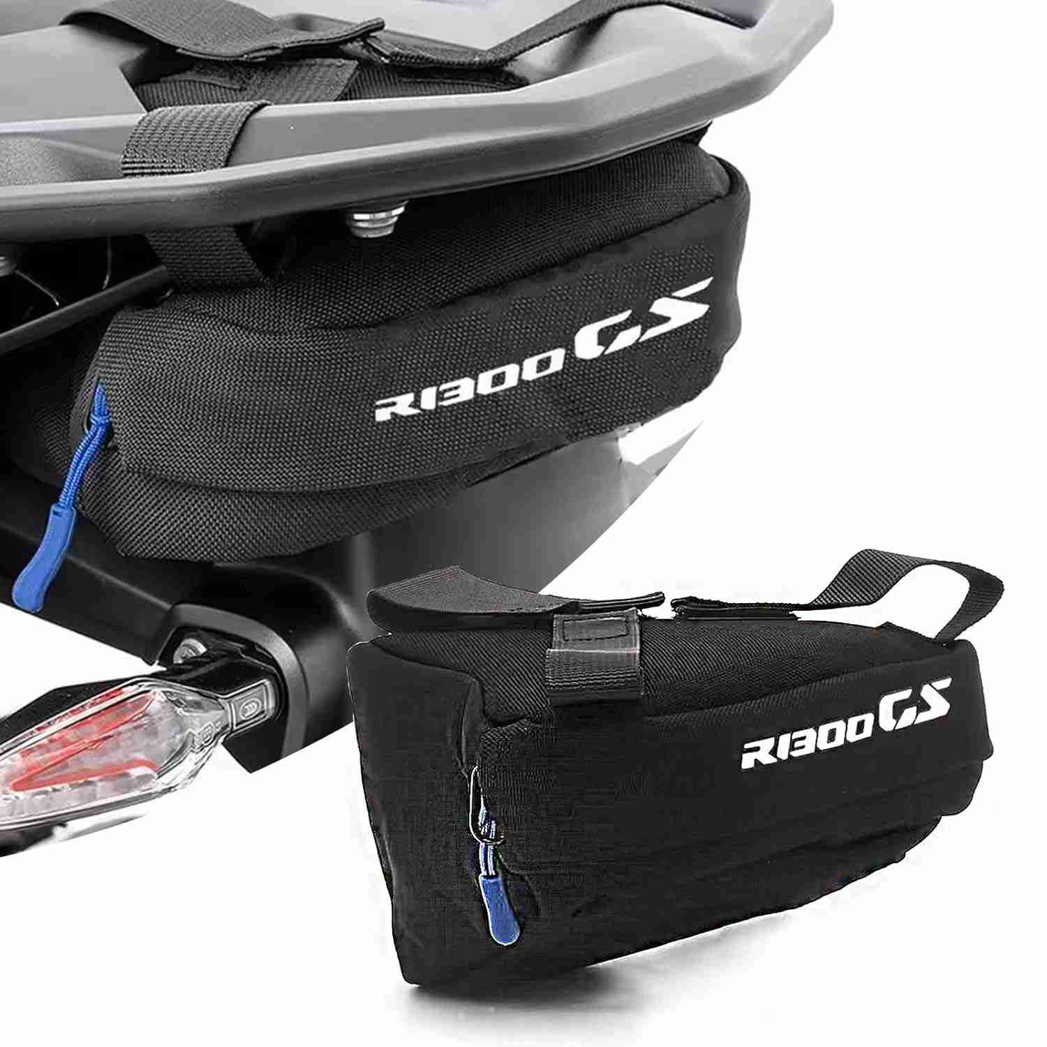 Bolsa de Ferramentas Impermeável e Invisível para BMW R1300GS 2023-2024 (Preta)